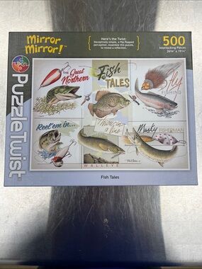 Puzzle Twist Mirror Mirror Fish Tales 500-Piece Puzzle